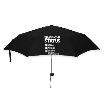 Lustig Seine und ihre Gabe Anästhesist - Regenschirm (klein) - Schwarz - Vorne