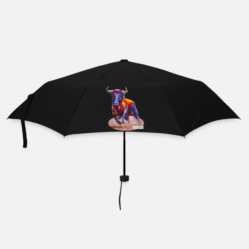 Der Stier, Krebs und Fisch - Regenschirm (klein) - Schwarz