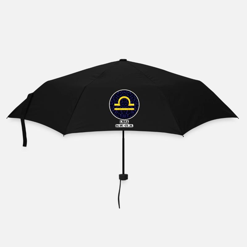 Libra 24.09.-23.10. - Regenschirm (klein) - Schwarz