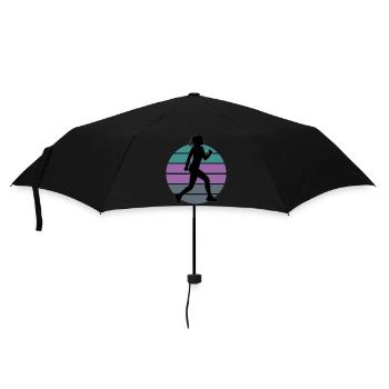 Trail Marathon Athletics Walker Ultrarun Sport - Umbrella (small) - black - Front