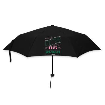 and free wifi equestrian present birthday present - Regenschirm (klein) - Schwarz - Vorne