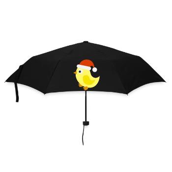 Canard de Noël - Parapluie standard - noir - Devant