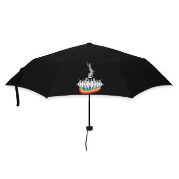Unicycle unicycle unicycle unicyclist - Umbrella (small) - black - Front