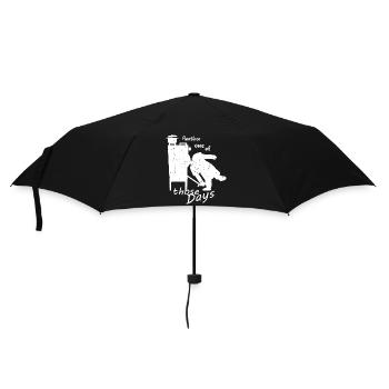 Wieder einer dieser Tage! - Regenschirm (klein) - Schwarz - Vorne