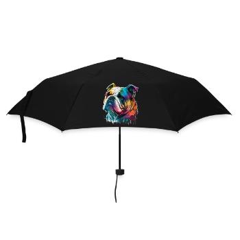 Bouledogue - Parapluie standard - noir - Devant