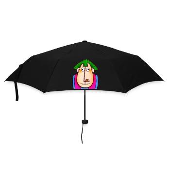 Der Affenpriester - Regenschirm (klein) - Schwarz - Vorne