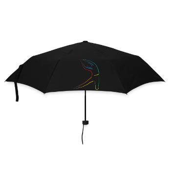 yoga pilathes - Regenschirm (klein) - Schwarz - Vorne