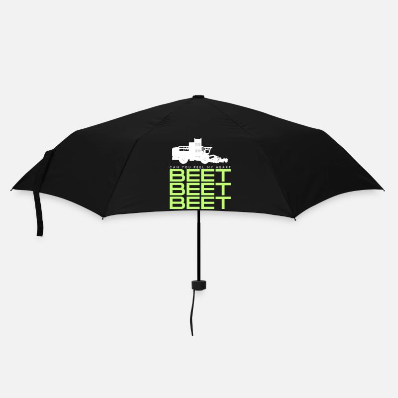 Récolteuse de betteraves T-shirt - Parapluie standard - noir