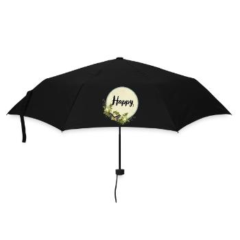 Happy Butterfly - Umbrella (small) - black - Front