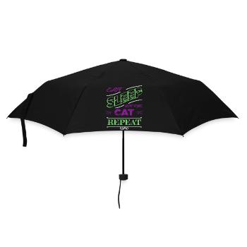 Animal Jokes Kitty Bday Funny Quote Avogato - Umbrella (small) - black - Front