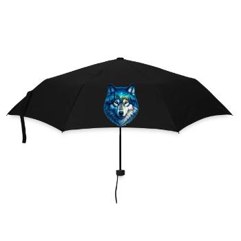 Loup - Parapluie standard - noir - Devant