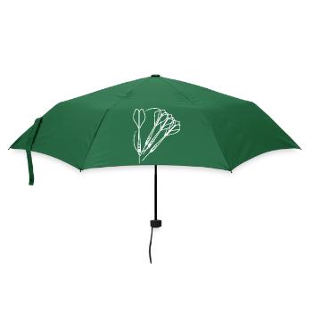 Dartpfeile Zeichnung - Regenschirm (klein) - Flaschengrün - Vorne