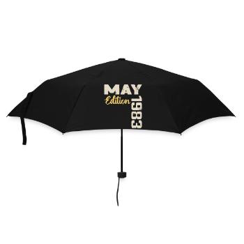 May 1983 Birthday May 1983 Gift May 1983 May - Umbrella (small) - black - Front