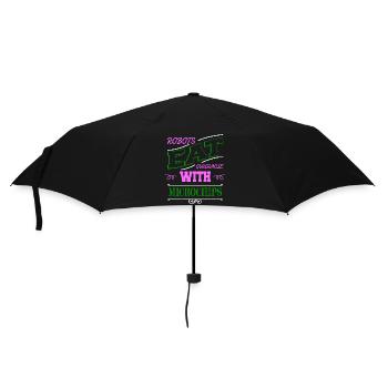 birthday present birthday present idea humor - Regenschirm (klein) - Schwarz - Vorne