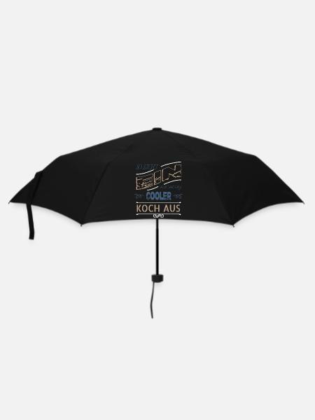 geburtstagsgeschenkidee veganer bankett sprüche - Regenschirm (klein) - Schwarz
