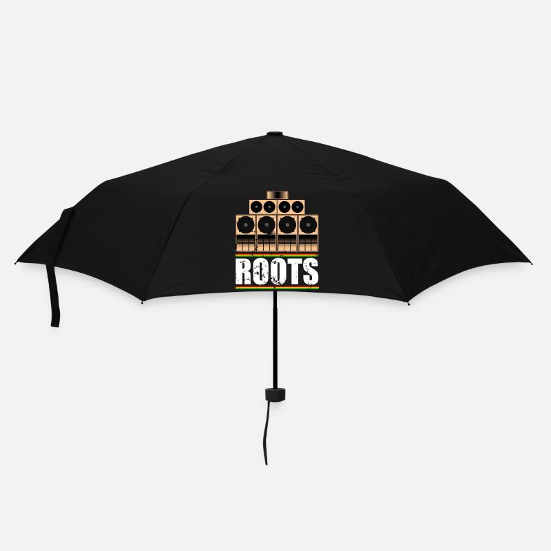 Roots Reggae - Regenschirm (klein) - Schwarz