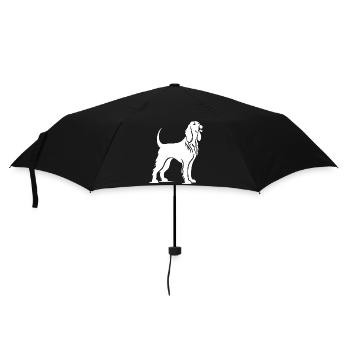 Afghan Hound Dog Silhouette - Umbrella (small) - black - Front