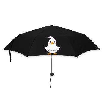 Goose Halloween Funny Ghost - Umbrella (small) - black - Front