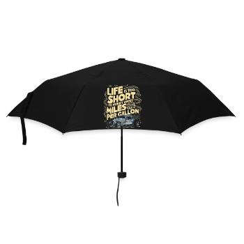 For all hot rod fans and freedom lovers - Umbrella (small) - black - Front