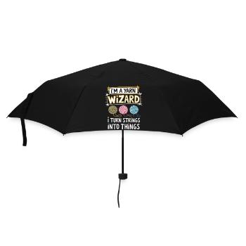Enchanting creations made of yarn - Umbrella (small) - black - Front