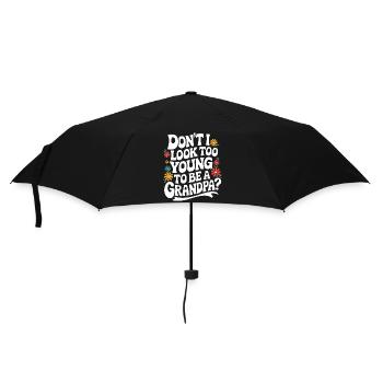 Papy Grand-père Famille Fête des pères - Parapluie standard - noir - Devant