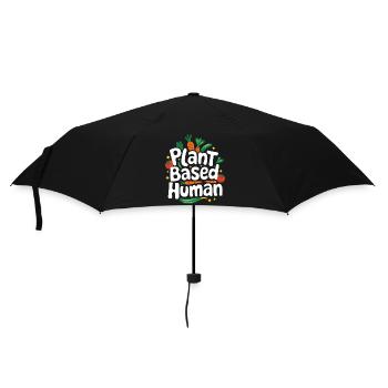 Vegetarian Vegan Veggie Vegetarian - Umbrella (small) - black - Front
