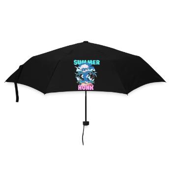 Summer Vibes Lake Nature Flora Art Flowers Sea - Umbrella (small) - black - Front