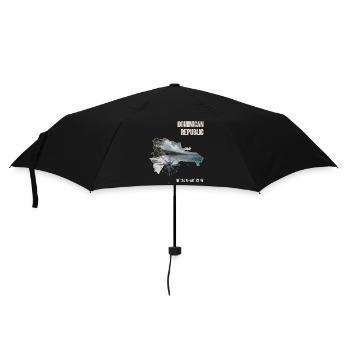 République dominicaine Boussole tropicale - Parapluie standard - noir - Devant