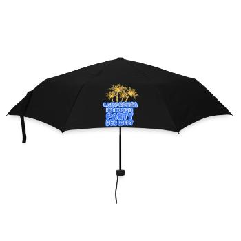 Geschenk für Lampedusa - Regenschirm (klein) - Schwarz - Vorne