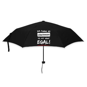 I got it. But I don't care! - Umbrella (small) - black - Front