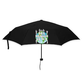 L’humanité mondiale unit la communauté et la diversité - Parapluie standard - noir - Devant