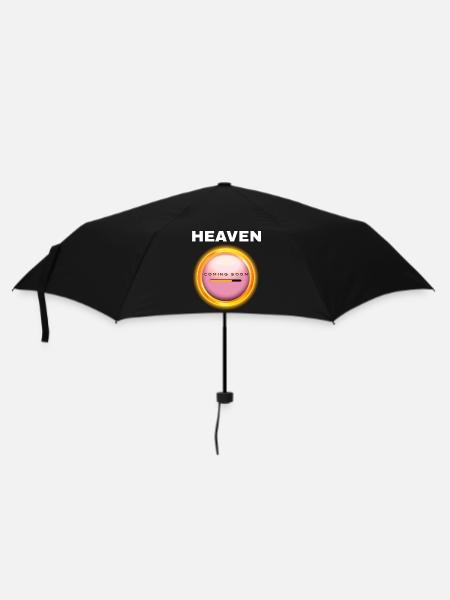 Heaven Coming Soon - Umbrella (small) - black