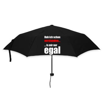 I understood, I don't care. - Umbrella (small) - black - Front