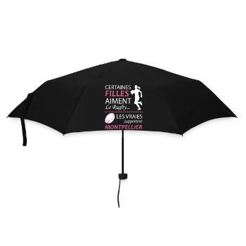 Certaines Filles Aiment Le Rugby Les Vraies Sup... - Parapluie standard - noir - Devant