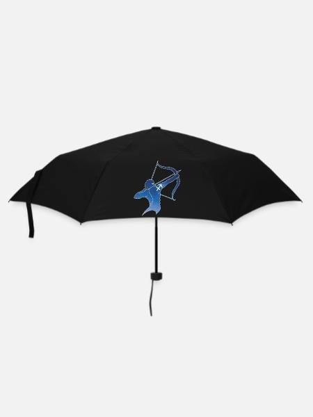 Sagittaire et univers - Parapluie standard - noir