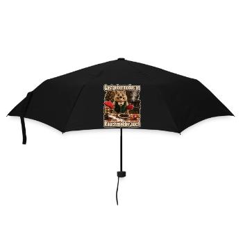 Gastgebermodus an, Rauchmelder auch - Regenschirm (klein) - Schwarz - Vorne