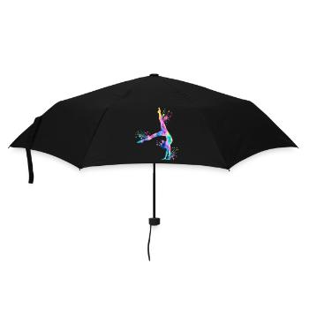 Turnerin Gymnastik Handstand  - Regenschirm (klein) - Schwarz - Vorne