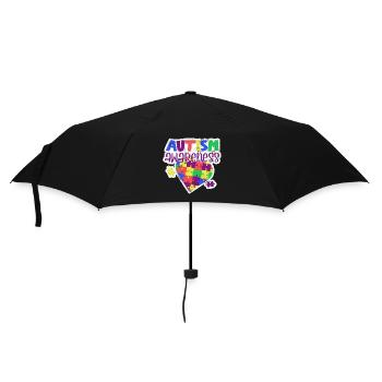 CONSCIOUSNESS AUTISTIC ADHD LOVE GIFT SLOGAN MOTIVES - Umbrella (small) - black - Front