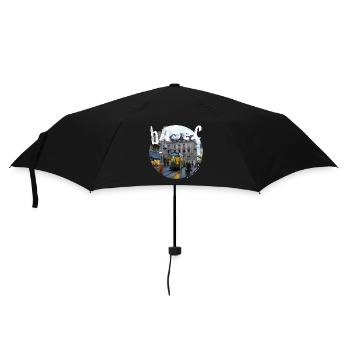 Basel-Shirt - Regenschirm (klein) - Schwarz - Vorne