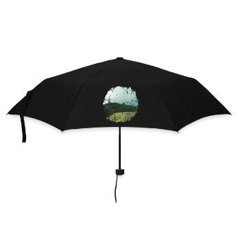 Mont Ventoux is a legendary mountain - Umbrella (small) - black - Front