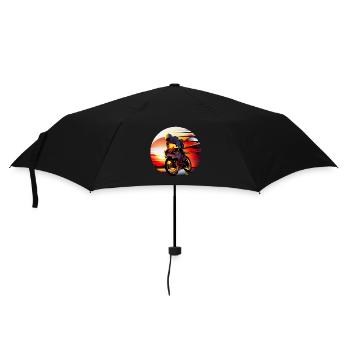 Motorcycle races attract many of fans - Umbrella (small) - black - Front