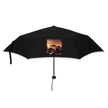 Drag Racing Cars - Umbrella (small) - black - Front