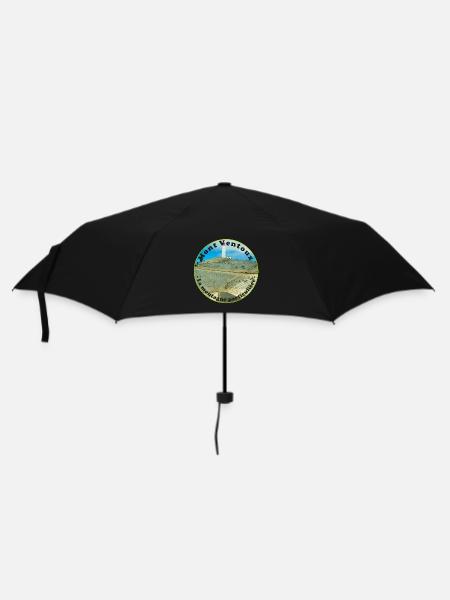 Rennradfahren auf dem Mont Ventoux - Regenschirm (klein) - Schwarz