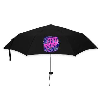 Frauenhand - Club WoW - Regenschirm (klein) - Schwarz - Vorne