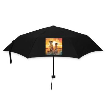 Suricate - Parapluie standard - noir - Devant