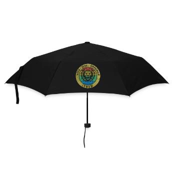 55. Geburtstag Rocking the crowd since 09/1970 - Umbrella (small) - black - Front