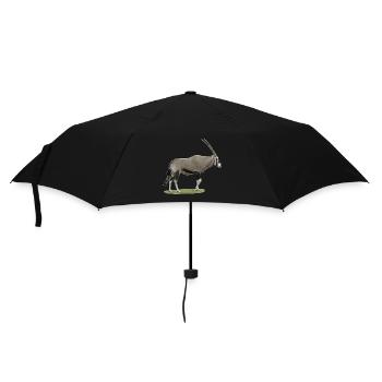 Oryx, der südafrikanische Gamsbock - Regenschirm (klein) - Schwarz - Vorne