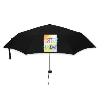 POSITIVE ENERGY - colourful - Regenschirm (klein) - Schwarz - Vorne