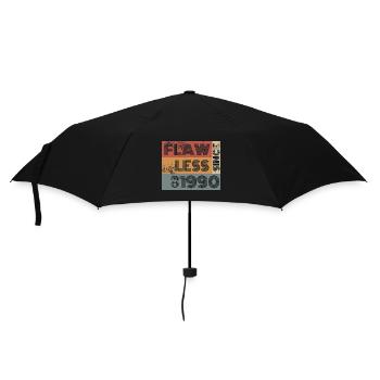 35. Birthday Flawless since 03/1990 - Umbrella (small) - black - Front
