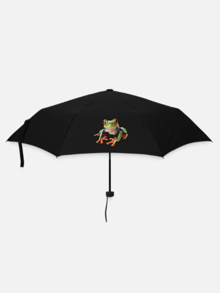Frog - Regenschirm (klein) - Schwarz